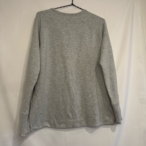 Athleta Grey Women’s Oversize Cozy Sweatshirt Tunic Size Medium - Picture 2 of 7